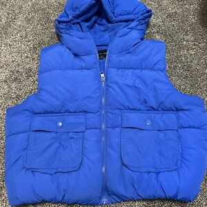 Women’s (L) Love Tree Blue Puffer Vest